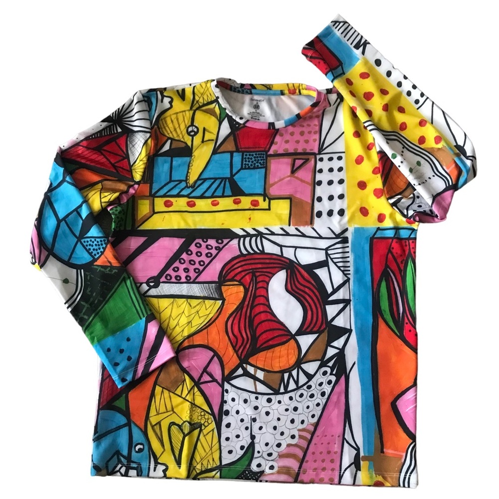 New Swiminista James Peter Henry Limited Ed. Sidney Opera House Swim Shirt SZ XL